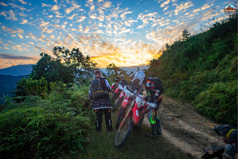 A serene sunset on a high hill captured during a journey with Frontier Travel Vietnam.